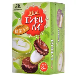Бисквиты MORINAGA с зеленым чаем маття, в молочном шоколаде с прослойкой из мягкого зефира картинка 371023 - МосИгра